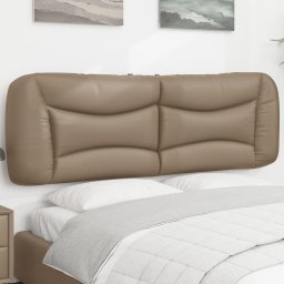 Gossi perna pentru tablie pat, cappuccino, 160 cm, piele artificiala