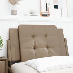 Gossi perna pentru tablie pat, cappuccino, 80 cm, piele artificiala