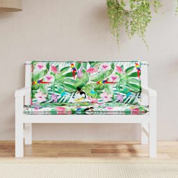 Gossi perne banca de gradina 2 buc. multicolor 120x50x7 cm textil