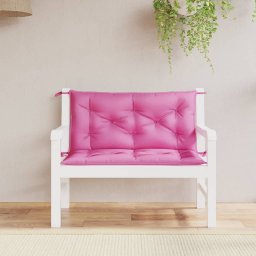 Gossi perne banca de gradina 2 buc. roz 100x50x7 cm textil