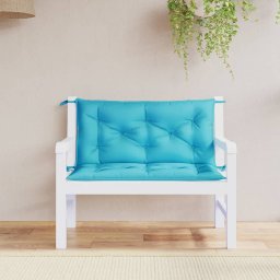 Gossi perne banca de gradina 2 buc. turcoaz 100x50x7 cm textil