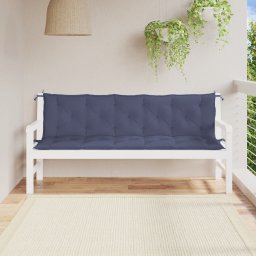 Gossi perne banca de gradina 2buc. bleumarin 180x50x7cm textil oxford
