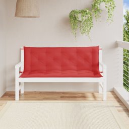 Gossi perne banca de gradina 2buc., rosu, 150x50x7cm, tesatura oxford