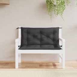 Gossi perne banca de gradina 2buc.,negru, 100x50x7cm, tesatura oxford