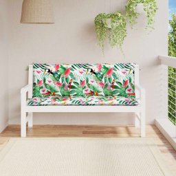 Gossi perne banca de gradina, 2 buc., multicolor, 150x50x7cm, textil