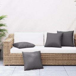 Gossi perne de canapea, 4 buc., antracit, 40x40 cm, textil
