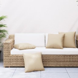 Gossi perne de canapea, 4 buc., bej, 40x40 cm, textil