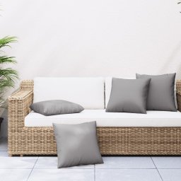 Gossi perne de canapea, 4 buc., gri, 60x60 cm, textil