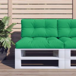 Gossi perne de paleti, 2 buc, verde, material textil