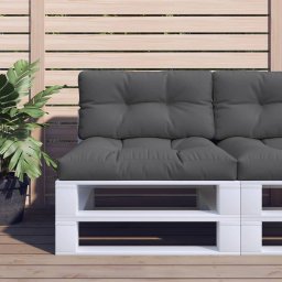 Gossi perne de paleti, 2 buc., antracit, material textil
