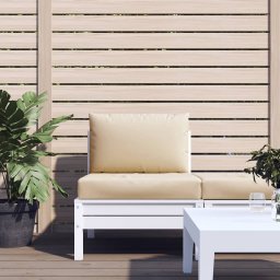 Gossi perne pentru canapea din paleti, 2 buc., bej, material textil