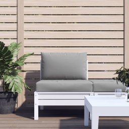 Gossi perne pentru canapea din paleti, 2 buc., gri, material textil