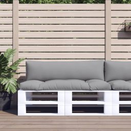 Gossi perne pentru paleti, 2 buc., gri, material textil