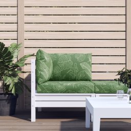 Gossi perne pentru paleti, 3 buc., model de frunze, tesatura oxford