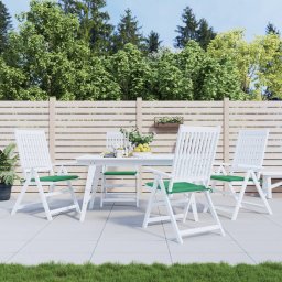 Gossi perne scaune de gradina 4 buc. verde 50x50x3 cm tesatura oxford