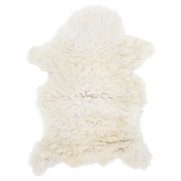 Gossi piele de oaie, crem, 70x100 cm