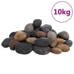 Gossi pietricele lustruite, 10 kg, culori mixte, 5-8 cm