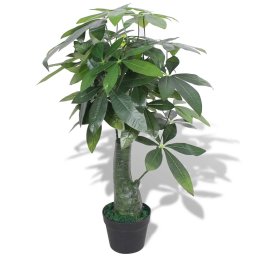 Gossi planta artificiala arborele norocos cu ghiveci, 85 cm, verde