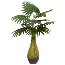 Gossi planta artificiala de palmier 9 frunze 65 cm verde