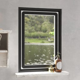 Gossi plasa insecte magnetica pentru ferestre, alb, 80x120 cm