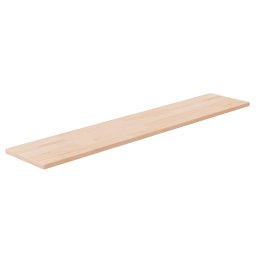 Gossi polita, 100x20x1,5 cm, lemn masiv de stejar netratat