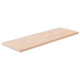 Gossi polita, 60x20x1,5 cm, lemn masiv de stejar netratat