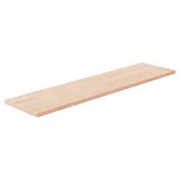 Gossi polita, 80x20x1,5 cm, lemn masiv de stejar netratat