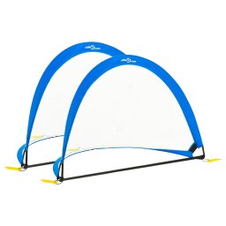 Gossi porti fotbal copii 2 buc. geanta depozitare 119x82x84,5 cm