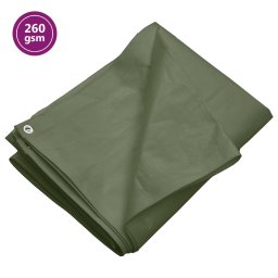 Gossi prelata 260 g/m2, verde, 6x12 m, hdpe