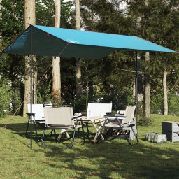 Gossi prelata de camping, albastru, 360x294 cm, impermeabila