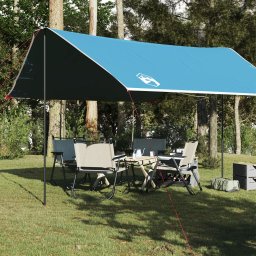 Gossi prelata de camping, albastru, 430x380x210 cm, impermeabila