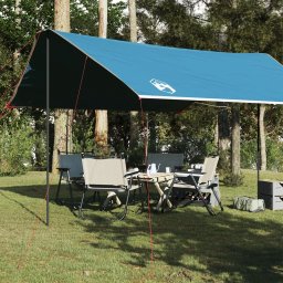 Gossi prelata de camping, albastru, 460x305x210 cm, impermeabila