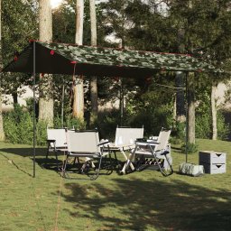Gossi prelata de camping, camuflaj, 506x306 cm, impermeabila