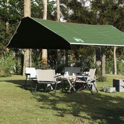 Gossi prelata de camping, verde, 420x440 cm, impermeabila
