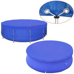 Gossi prelata piscina din pe, rotund, 460 cm, 90 g/m2