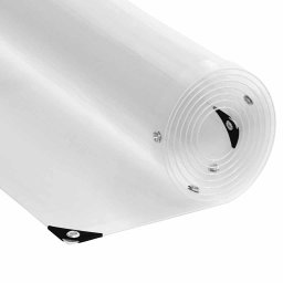 Gossi prelata transparenta cu ochiuri 1x6 m pvc