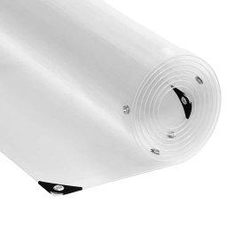 Gossi prelata transparenta cu ochiuri 4x8 m pvc