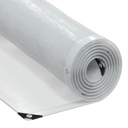 Gossi prelata transparenta cu ochiuri 6x12 m polietilena
