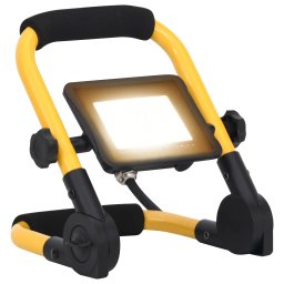 Gossi proiector cu led si maner, alb cald, 20 w