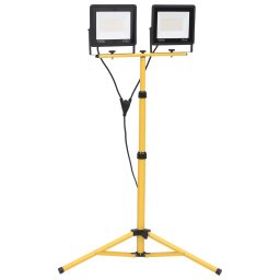Gossi proiector cu led si trepied, 2x100 w, alb rece