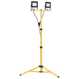 Gossi proiector cu led si trepied, 2x20 w, alb cald
