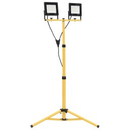 Gossi proiector cu led si trepied, 2x50 w, alb rece