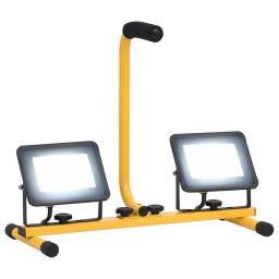 Gossi proiector led cu maner, 2x30 w, alb rece