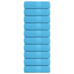 Gossi prosoape cu sapun 10 buc turcoaz 30x30 cm 360 g/m2 100% bumbac