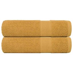 Gossi prosoape de baie 2 buc aur 100x150 cm 360 g/m2 100% bumbac
