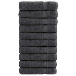 Gossi prosoape de baie solund 10 buc antracit 100x150 cm 600 gsm