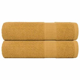 Gossi prosoape de dus 2 buc aur 70x140 cm 360 g/m2 100% bumbac