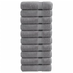 Gossi prosoape de dus premium solund 10 buc gri 70x140cm 600 gsm