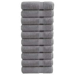 Gossi prosoape de maini premium solund 10 buc gri 50x100cm 600gsm