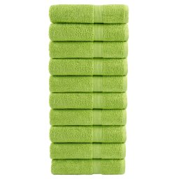 Gossi prosoape de maini premium solund 10 buc. verde 50x100cm 600 gsm
